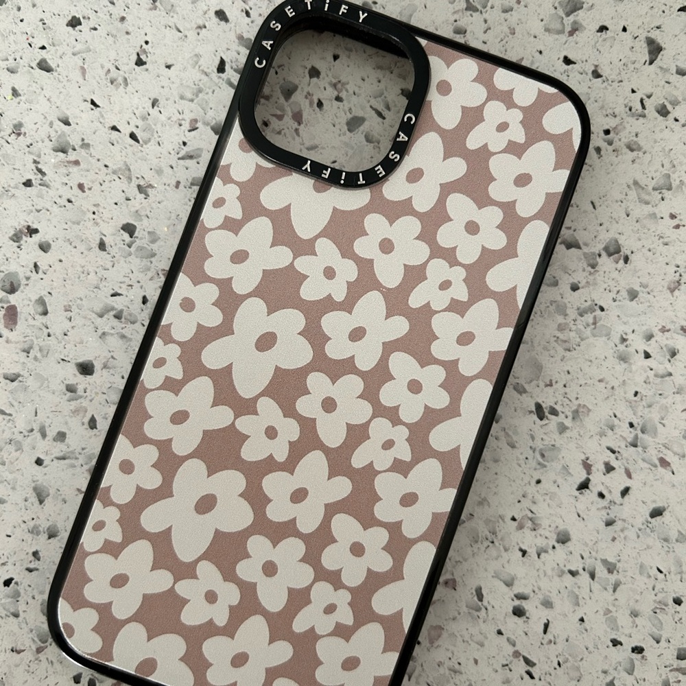 Casetify Floral Phone Case - Pink and White IPHONE 14